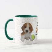 Beagle Puppy Kisses Fix Everything Mug マグカップ (左)