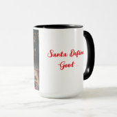 Beagle 'Santa Define Good'クリスマスコーヒーマグ マグカップ (正面右)