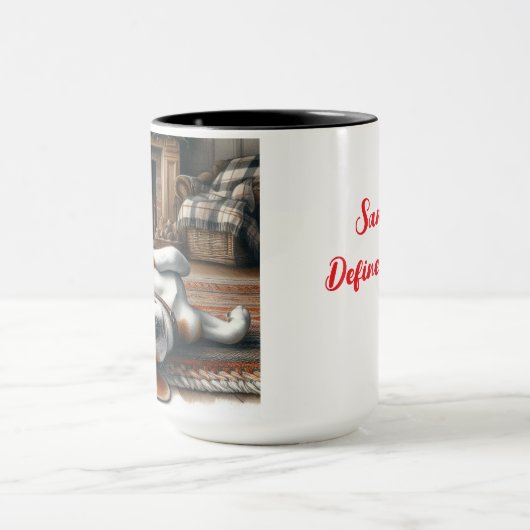 Beagle Santa ‘Define Good’ Christmas Coffee Mug マグカップ (中央)