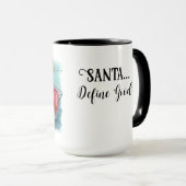 Beagle Santa 'Define Good' Christmas Coffee Mug マグカップ (正面右)