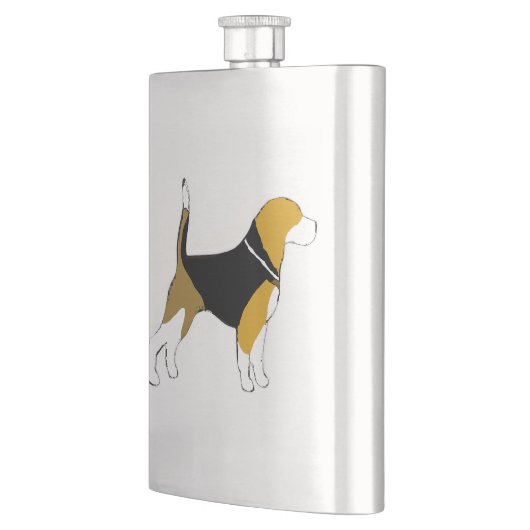Beagle silhouette.png フラスク (左)