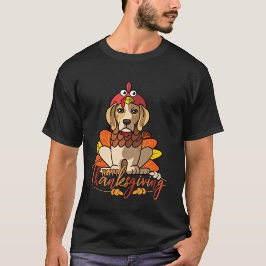 Beagle Thanksgiving Dog Mom Turkey Costume Women Tシャツ (正面)
