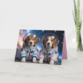 Beagle Valentine Card サンキューカード (裏面)