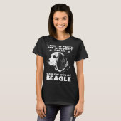Beagle Walk Out With My Beagle Dog Tシャツ (正面フル)