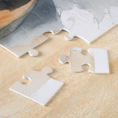 Beagle watercolor portrait ジグソーパズル (側面)