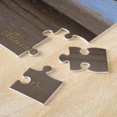 Beagle With Christmas Lights Holiday ジグソーパズル (側面)