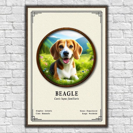 Beagle Zoology Series ポスター