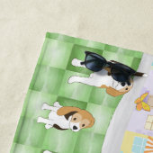 Beagles ビーチタオル (インサイチュ)