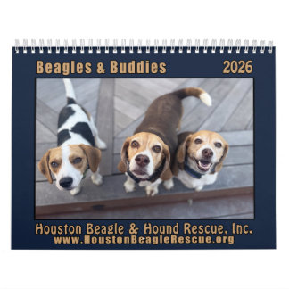 Beagles and Buddies 2026 Calendar カレンダー