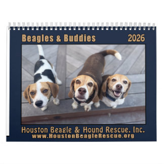 Beagles and Buddies 2026 Calendar カレンダー