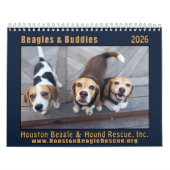 Beagles and Buddies 2026 Calendar カレンダー (カバー)