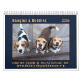 Beagles and Buddies Calendar 2026 カレンダー (カバー)