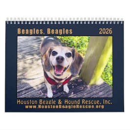 Beagles Beagles Wall calendar 2026 カレンダー