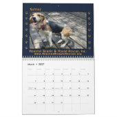 Beagles Beagles Wall calendar 2026 カレンダー (3月 2027)