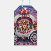 Beagles Dog Valentine's Day  ギフトタグ (裏面)