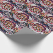 Beagles Dog Valentine's Day  ラッピングペーパー (角)