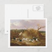 Beagles in Full Cry, 1845 (キャンバス油) ポストカード (正面/裏面)