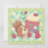 Beagle's Picnic Day with Raspberry Cupcake シーズンカード (正面)