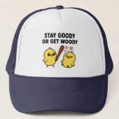 Beak & Bonk, STAY GOODY OR GET WOODY キャップ (正面)