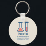 Beaker & Test Tube Scienceをテーマにした誕生日 キーホルダー<br><div class="desc">科学をテーマにしたパーティーの誕生日祝いのキーチェーン。試験管とビーカーのかわいいスケッチ。科学タイプに最適。</div>