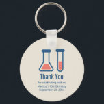 Beaker & Test Tube Scienceをテーマにした誕生日 キーホルダー<br><div class="desc">科学をテーマにしたパーティーの誕生日祝いのキーチェーン。試験管とビーカーのかわいいスケッチ。科学タイプに最適。</div>