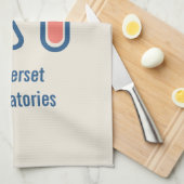 Beaker & Test Tube Scienceテーマ キッチンタオル (四つ折り)