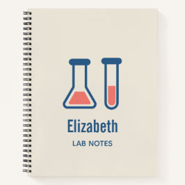 Beaker & Test Tube Scienceテーマ ノートブック