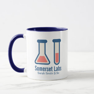 Beaker & Test Tube Scienceテーマ マグカップ
