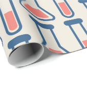 Beaker & Test Tube Scienceテーマ ラッピングペーパー (ロールコーナー)