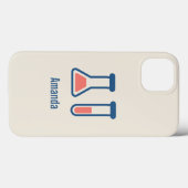 Beaker & Test Tube Scienceテーマ Case-Mate iPhoneケース (裏面 (横))