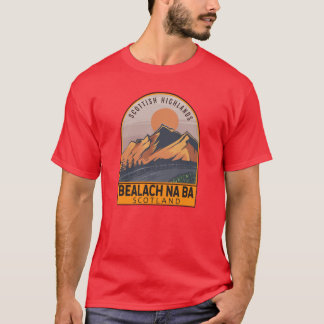 Bealach na B スコットランド レトロな旅のエンブレム 懐かしい友達 Tシャツ