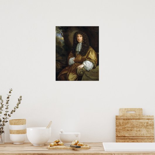 Beale - George Savile 1st Marquess Of Halifax ポスター (キッチン)
