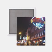 Beale Street - Memphis (Tennessee) マグネット (正面/裏面)