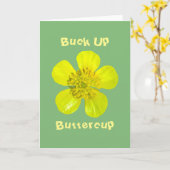 Beaming Buttercup Flower – バターカップを持ち上げる。 カード (黄色い花)