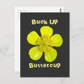 Beaming Buttercup Flower – バターカップを持ち上げる。 ポストカード (正面/裏面)