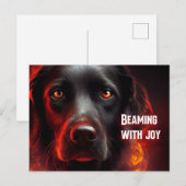 Beaming with joy ポストカード (正面/裏面)