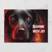 Beaming with joy ポストカード (正面)