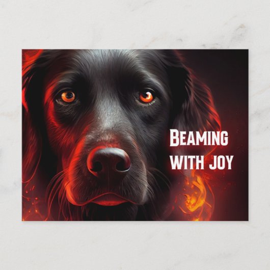 Beaming with joy ポストカード (正面)