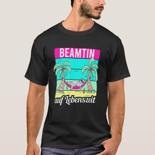 Beamtin Auf Lebenszeit Cat Hammock Beamtin 4ライフ Tシャツ (正面)