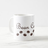 Beanカウンタ コーヒーマグカップ (正面左)