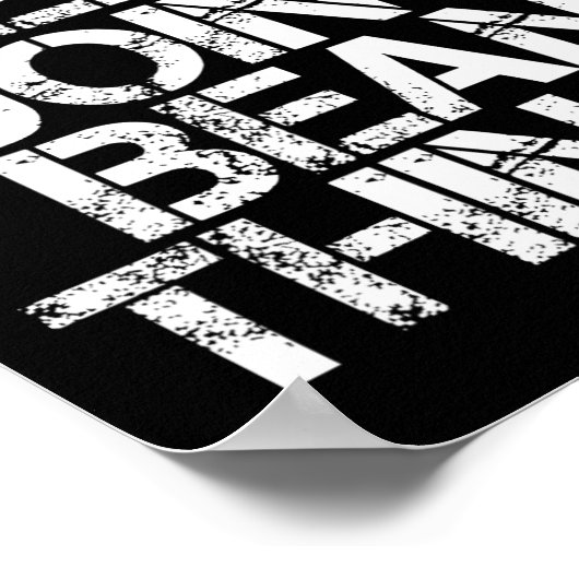 Bean名字おもしろいファミリーツリー誕生日懇親会ギ ポスター (角)