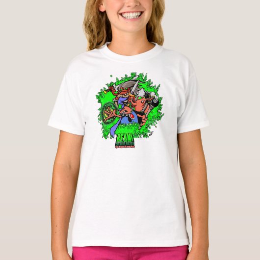 BEAN! ヒロインズ ガールズTシャツ Tシャツ (正面)