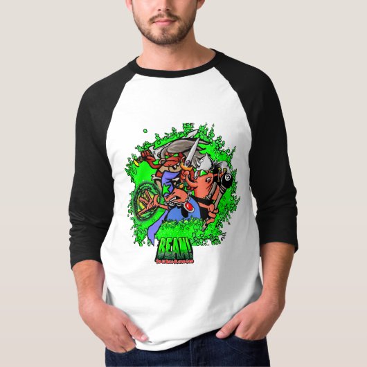 BEAN! ヒーローズ メンズ Tシャツ (正面)
