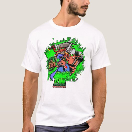 BEAN! ヒーローズ メンズ Tシャツ (正面)