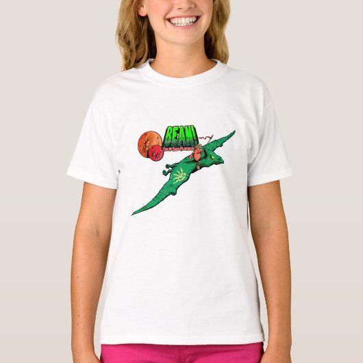 BEAN! フライヤーガールTシャツ Tシャツ (正面)