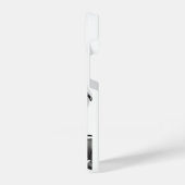  Bean and a Selfie by the Car, Bitcoin, by Natasha iPhoneケース (左側面)