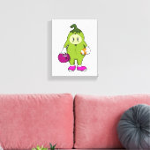 Bean at Footballスポーツ キャンバスプリント (インサイチュ (リビング))