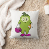 Bean at Footballスポーツ クッション (ブランケット)