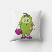 Bean at Footballスポーツ クッション (裏面)