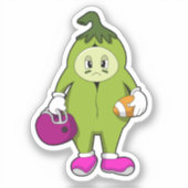 Bean at Footballスポーツ シール (正面)